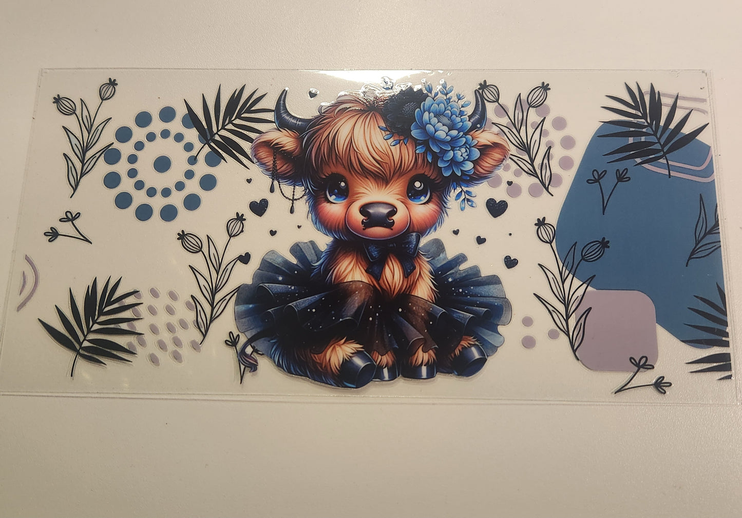 Girl Cow Blue (294)