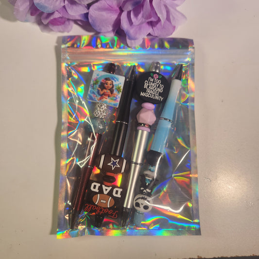 Pen Pack 4 Variety Football Dad (#405)
