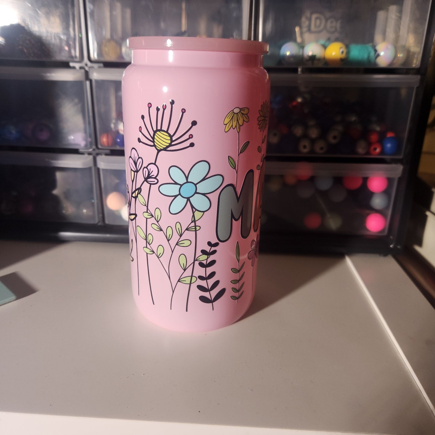 Mama 16oz Glass Can