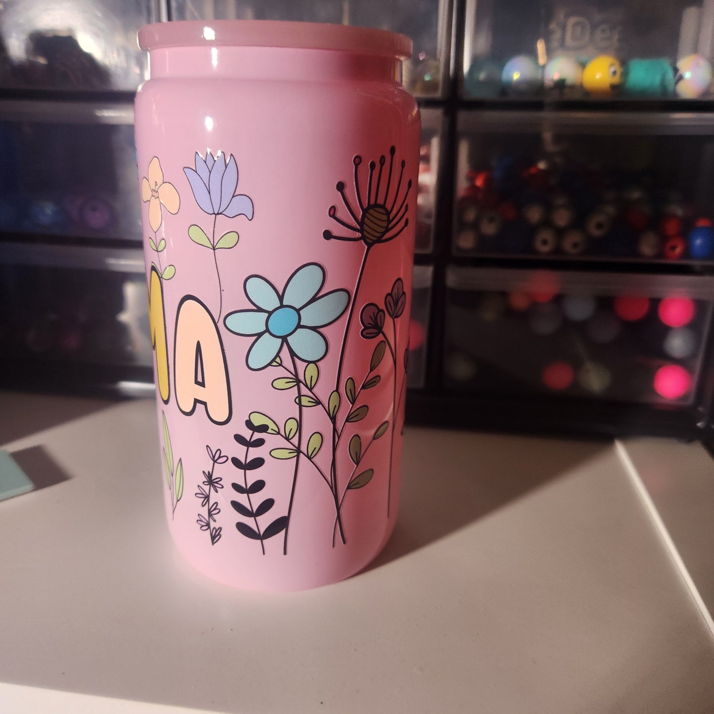 Mama 16oz Glass Can