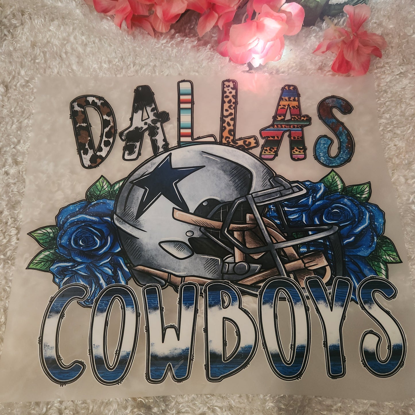 Dallas Cowboys Blue Roses (73)