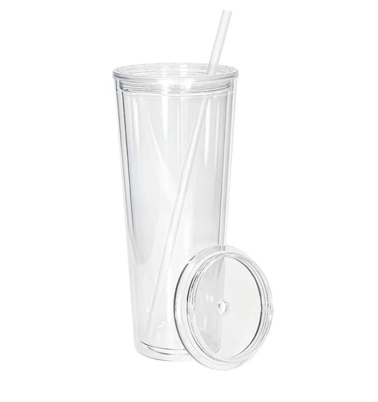 Snow Globe 24oz Acrylic Tumbler