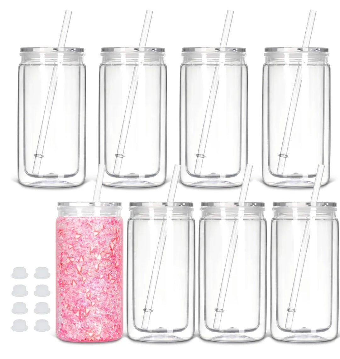 Plastic Snow Globe Tumbler