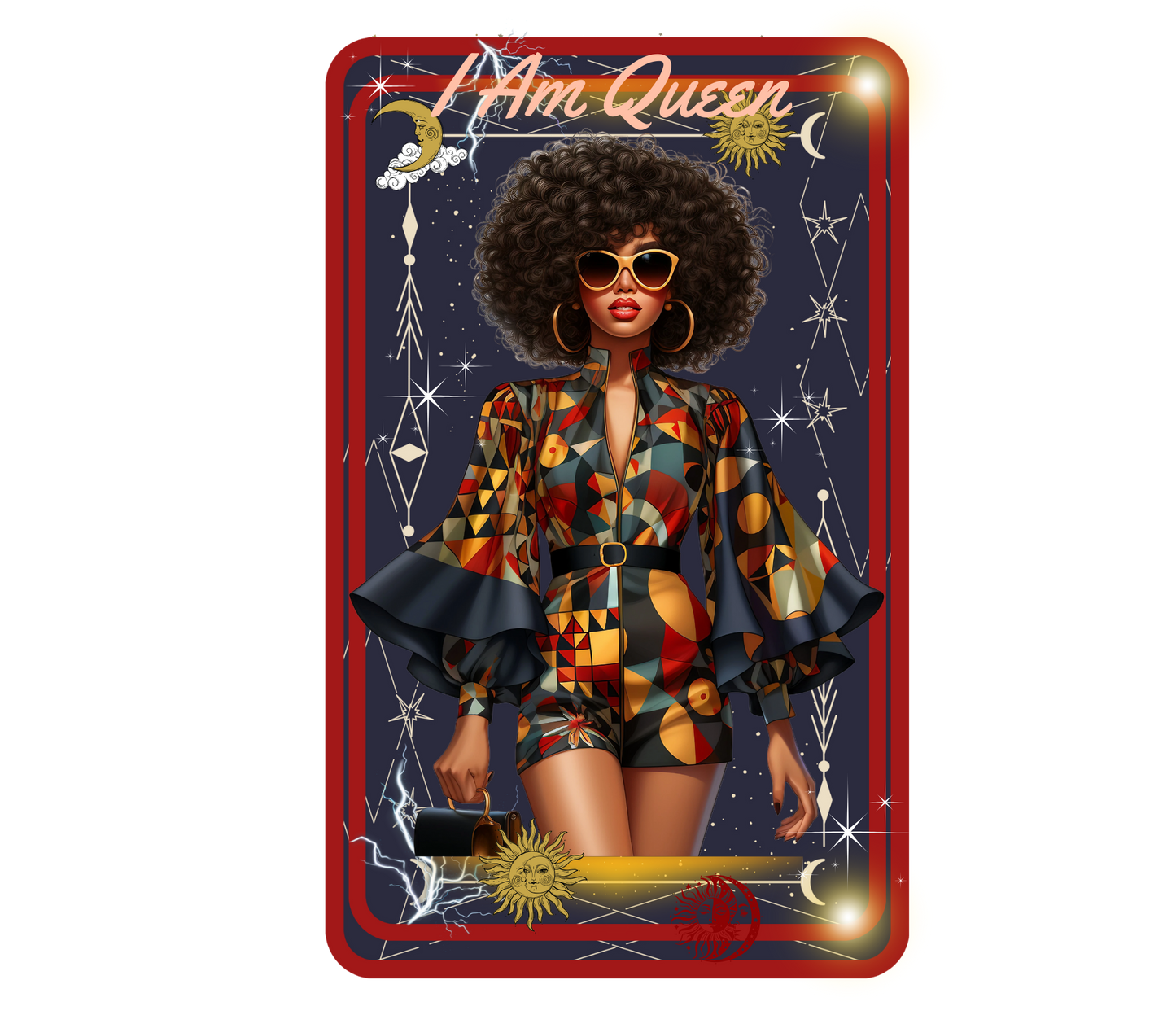I Am Queen Tarot Card