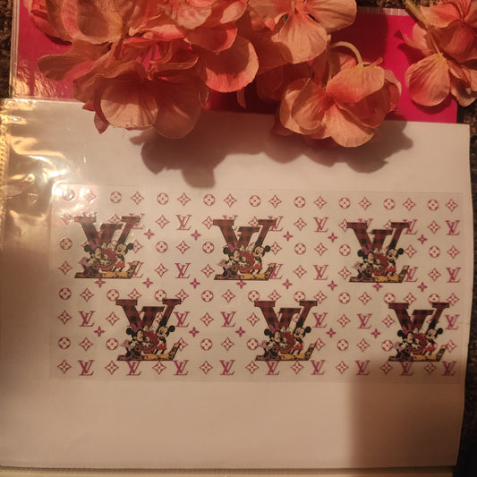 Mickey/Minnie Pink LV (70)