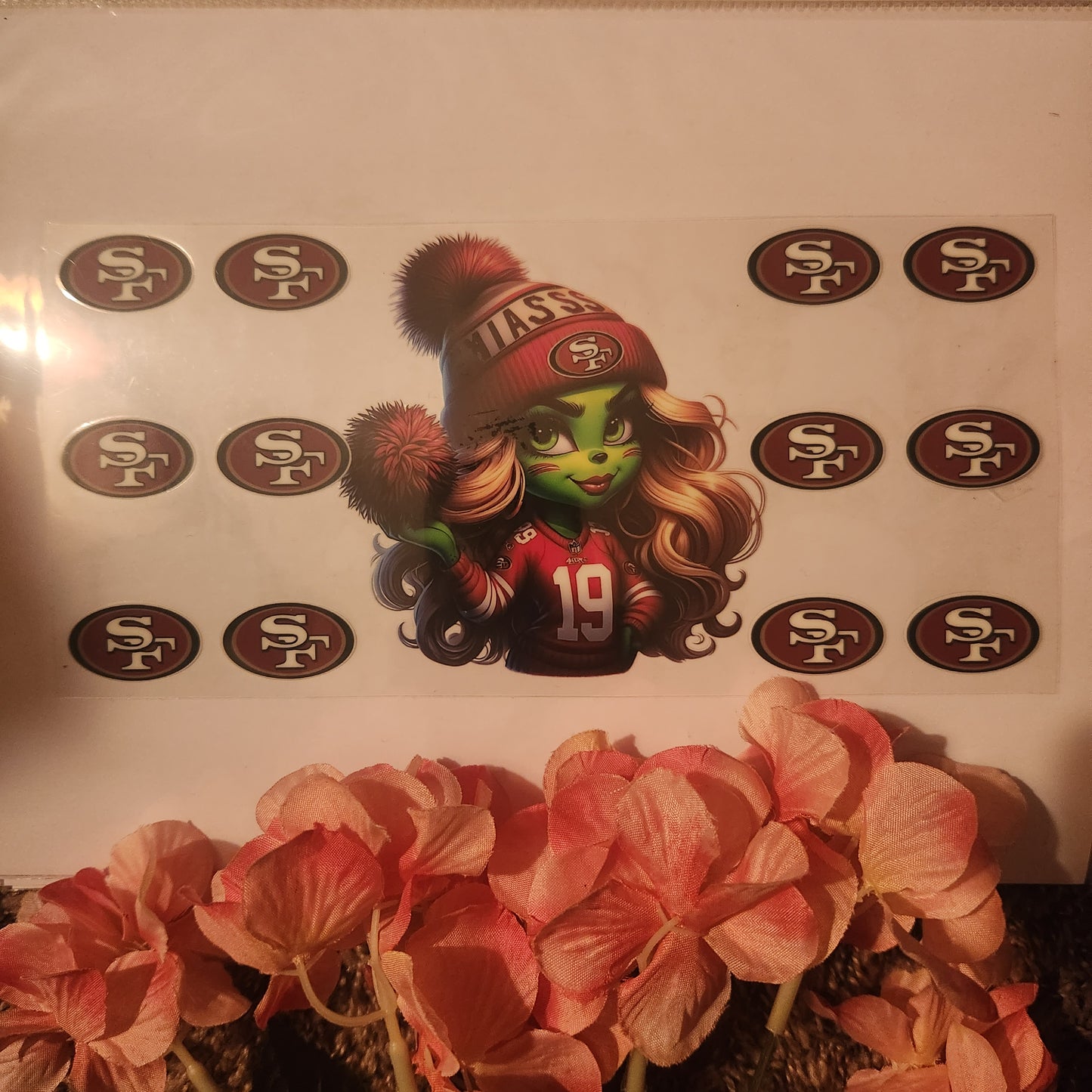 San Francisco 49ers Lady Grinch (21)